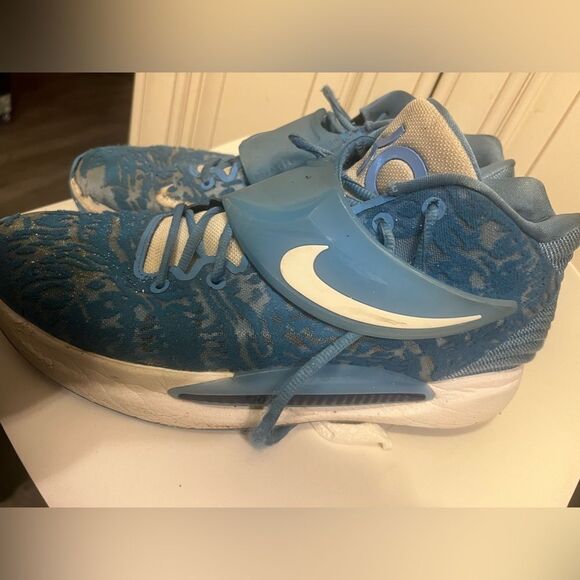 Nike KD14 TB University Blue/White Basketball Shoes DM5040-405 US Men Size 11.5 - Picture 12 of 13